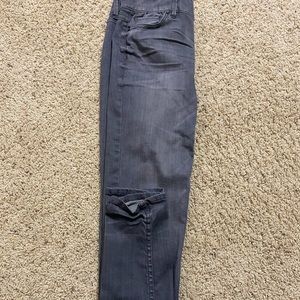 Whbm grey washed skinny jeans worn once